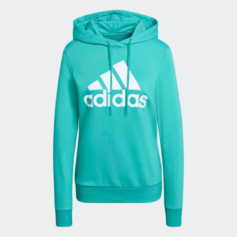 Adidas ESSENTIALS RELAXED LOGO HOODIE in turquoise S